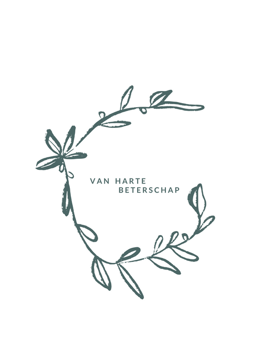 6 Christelijke Minikaartjes - Van Harte Beterschap