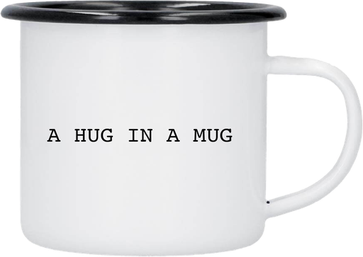 [6095508593516] Emaille Mok - A Hug In A Mug